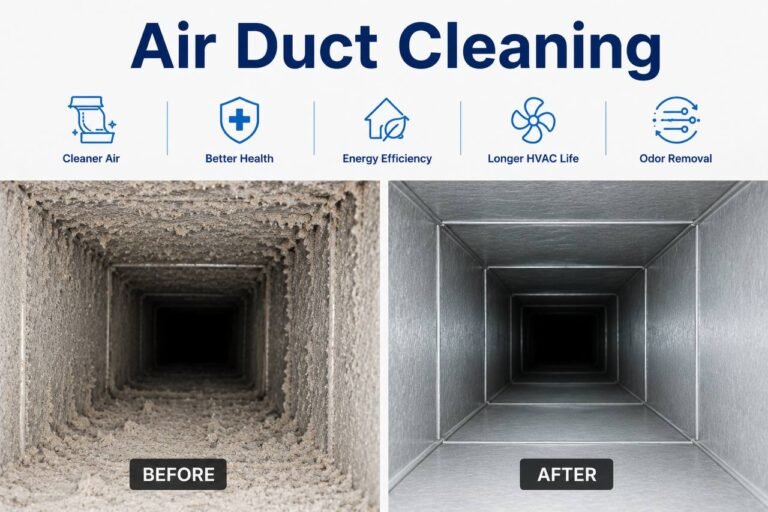 Air Duct Before and After Cleaning Transformation