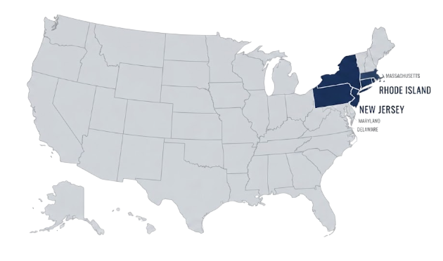 Service Areas Map